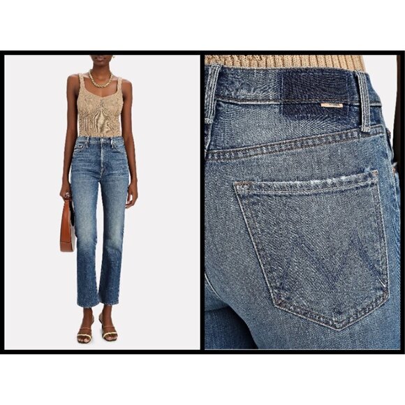 MOTHER Denim - 💕MOTHER SUPERIOR💕 High Waisted Rider Skimp Jeans ~ Cowboys Don't Cry 28 NWOT
